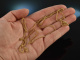 Around 1960! Classic long curb chain yellow gold 585 9.6 grams