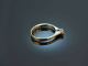Around 1970! Classic Brilliant Engagement Ring 0,15 ct White Gold 585