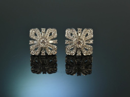 Elegantes Glitzern! Feine Ohrringe 1,04 Carat Brillanten...