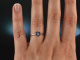 My Lovely! Charming engagement ring Tanzanite brilliant white gold 750