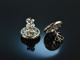 Diamond Disc! Elegante Diamant Ohrringe 1,36 ct Wei&szlig; Gold 750