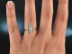 1975! Wonderful Diamond Navette Marquise Ring White Gold 585