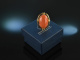Holland um 1955! Fantastischer Vintage Lachs Korallen Ring Gold 585