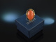 Holland around 1955! Fantastic vintage salmon coral ring gold 585