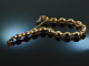 Around 1995! Beautiful bohemian garnet bracelet silver 925 gold plated