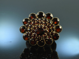 Around 1995! Wonderful bohemian garnet brooch so-called...