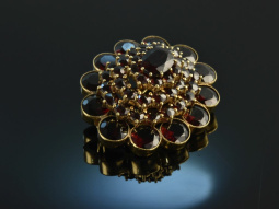 Around 1995! Wonderful bohemian garnet brooch so-called...
