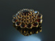 Around 1995! Wonderful bohemian garnet brooch so-called Norm Gold