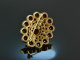 Around 1995! Wonderful bohemian garnet brooch so-called Norm Gold