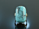 Around 1965! Cool big noble vintage turquoise ring gold 750
