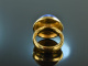 Around 1995! Sensational heavy lapis lazuli ring gold 750