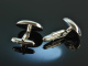 Around 1995! Very nice cufflinks silver 925 with blue enamel