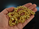 Around 1980! Classic heavy necklace curb chain chased silver 925 gold plated
