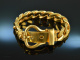 1975! Sensational rare vintage belt bracelet silver 900 gold plated