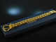 1975! Sensational rare vintage belt bracelet silver 900 gold plated