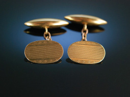 Vintage Cufflinks! Cufflinks Gold 375 Birmingham around 1968
