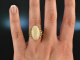 M&uuml;nchen um 1970! Sensationeller gro&szlig;er Opal Ring Brillanten Gold 750