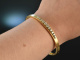 Munich around 1995! Finest am bracelet diamonds ca. 1 ct gold 750