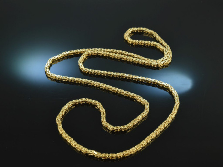 Around 1985! Massive long royal chain 55 gram gold 585