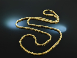 Around 1985! Massive long royal chain 55 gram gold 585