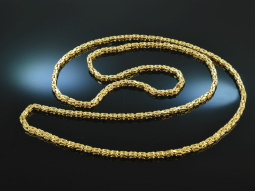 Around 1985! Massive long royal chain 55 gram gold 585