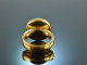 Pforzheim um 1998! Feinster schwerer Chrysopras Ring Gold 750 Goldschmiedearbeit