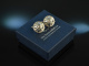 Around 1960! Pretty decorated costumes Dirndl earrings silver 835