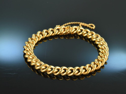 Around 1970! Chic classic tank bracelet silver 800 gold...