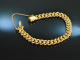 Around 1970! Chic classic tank bracelet silver 800 gold plated
