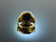 Um 1960! Sch&ouml;ner klassischer Wappen Siegel Ring Onyx Gold 333