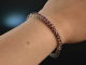 1975! Classic precious Ruby Riviere Bracelet White Gold 750