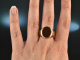 Um 1960! Klassischer Herren Siegel Wappen Ring Karneol Gold 333