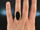 Um 1930! Klassischer Damen Siegel Wappen Ring Onyx Gold 333