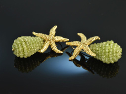 Summer Breeze! Wundervolle Peridot Tropfen Seestern...