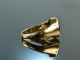 1975! Beautiful classic ladies signet ring onyx gold 585