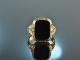 N&uuml;rnberg um 1900! Besonders sch&ouml;ner Wappen Siegel Ring Onyx Gold 585