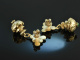 Transylvania around 1900! Beautiful traditional costumes Dirndl earrings silver 800 delicately gold-plated