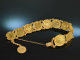 Around 1935! Beautiful traditional costumes Dirndl bracelet historical coins silver gold plated