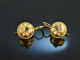M&uuml;nchen um 1900! H&uuml;bsche Trachten Ohrringe gr&uuml;ne Glassteine Silber vergoldet