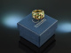 Victor Mayer Faberg&eacute; Stil! Traum Ring Email Rubin Diamanten Gold signiert