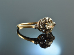 M&uuml;nchen um 1900! Historischer Diamant Ring ca. 0,9...