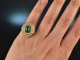 Hamburg um 1995! Exquisiter traumhafter Smaragd Brillant Ring Gold 750