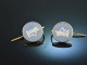 England around 1970! Lovely Wedgwood Blue Jasper Earrings Silver Gold Plated