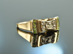 M&uuml;nster around 1920! Fine Art Deco Ring Diamonds...