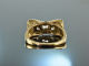 M&uuml;nster um 1920! Feiner Art Deco Ring Diamanten Peridot Gold 585