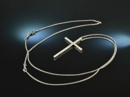 Wempe around 2006! Finest cross pendant with chain 1.42...
