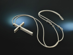 Wempe around 2006! Finest cross pendant with chain 1.42...