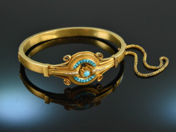 Vienna around 1870! Beautiful Biedermeier bangle...