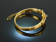 Vienna around 1870! Beautiful Biedermeier bangle seedbeads turquoise gold 585