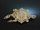 Transylvania around 1890! Rare pendant almandine turquoise natural pearl silver delicately gold-plated